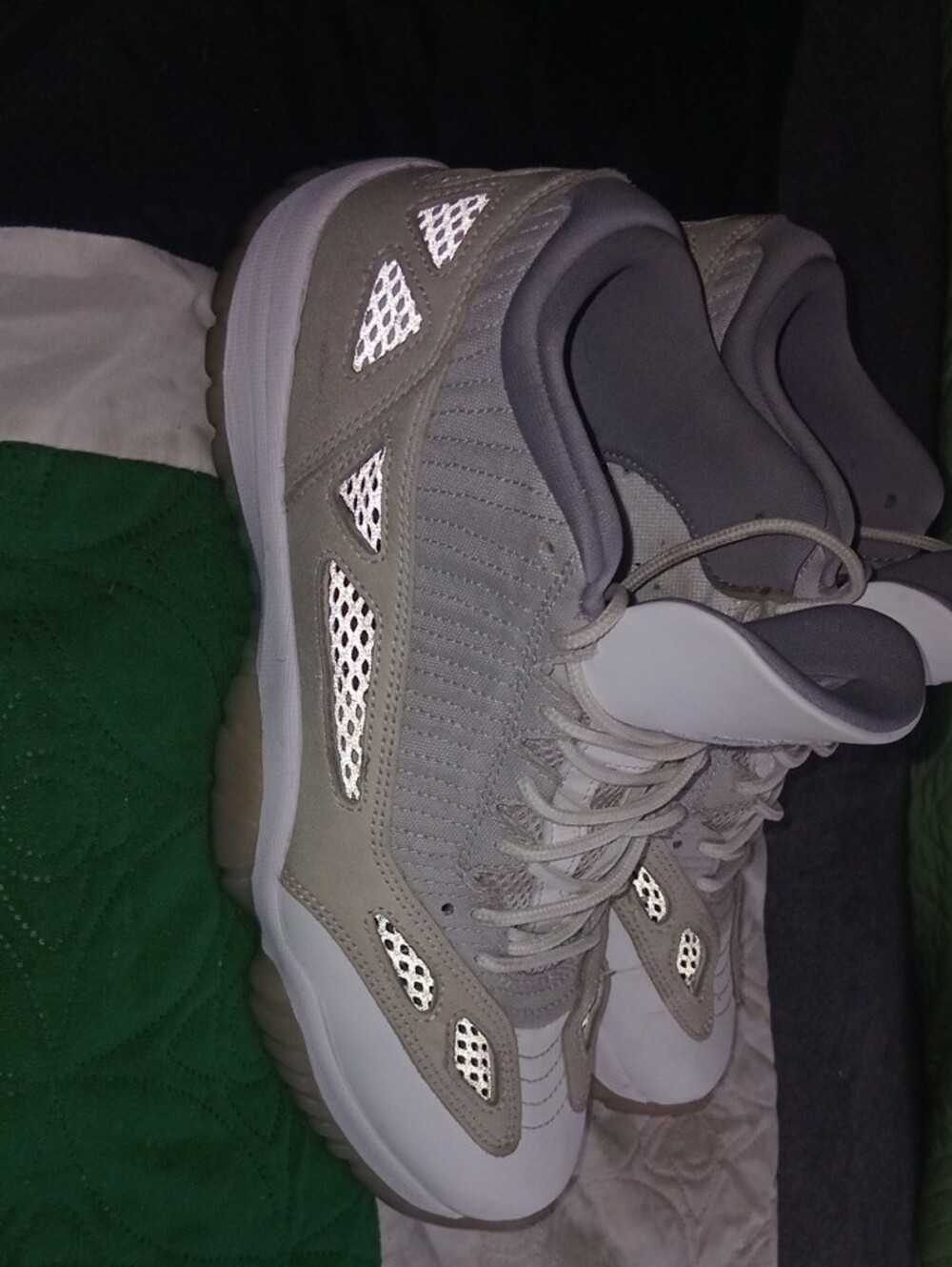 These are Nike Air Jordan 11 Retro Low IE sneakers in the "Light Orewood Brown" - Picture 5 of 9